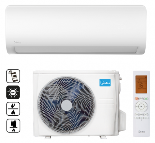 Midea MGP2X-12-SP XTREME SAVE PRO OKOSTELEFON VEZÉRLÉSSEL INVERTERES KLÍMA